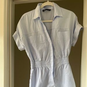 Zara Oxford Romper